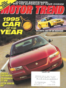 MOTOR TREND 1995 JAN - BOSS, F512M, SECRET SHELBYS